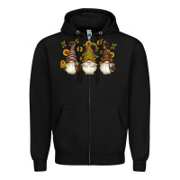 Black coffee gnomes Zipper Hoodie - Artiststas