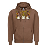 Chestnut coffee gnomes Zipper Hoodie - Artiststas