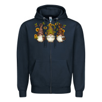 Coffee Gnomes Zipper Hoodie | Teevron