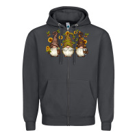 Smoke coffee gnomes Zipper Hoodie - Artiststas