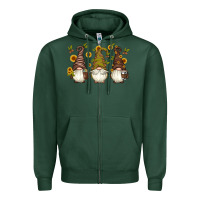 Sports Green coffee gnomes Zipper Hoodie - Artiststas