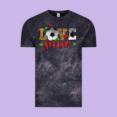 Love Soccer Vintage Tee Designed By Zillion Design Studio