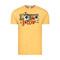 Vintage Mustard love soccer Vintage Tee - Zillion Design Studio