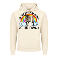 Vintage Artic i'm the rainbow sheep of the family suffolk sheep black face sheep Vintage Hoodie - RanaPortraitStore