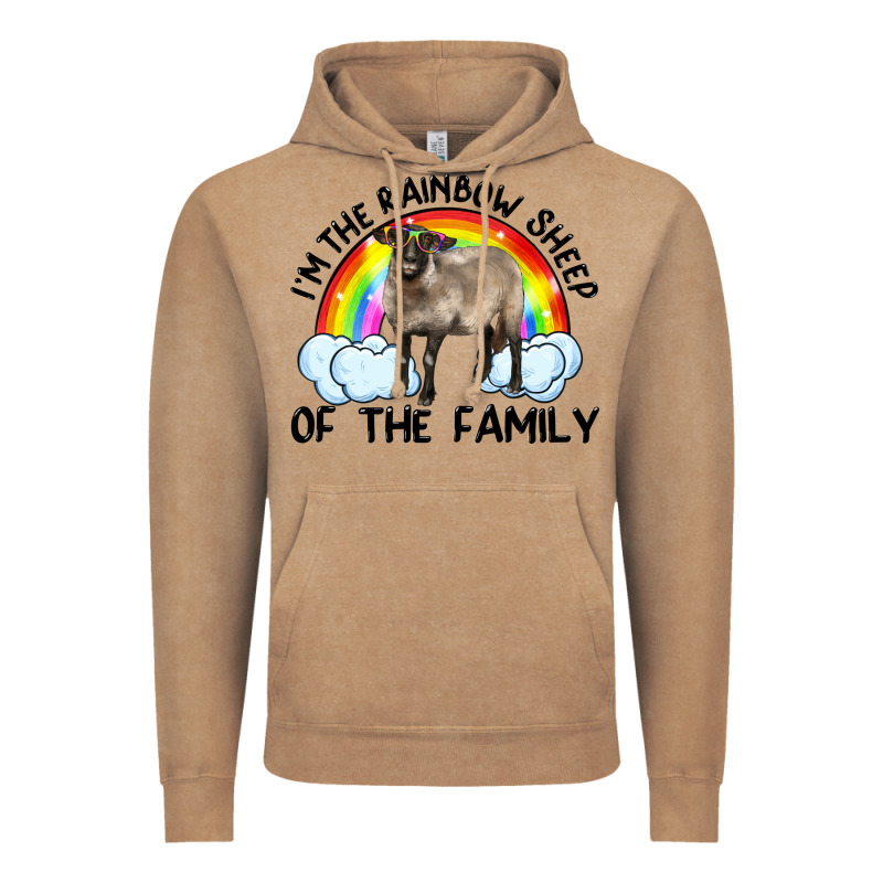 I'm The Rainbow Sheep Of The Family Suffolk Sheep Black Face Sheep Vintage Hoodie by RanaPortraitStore | Teevron