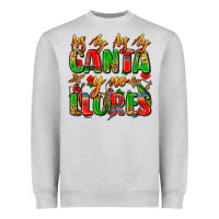 Heather Grey ay ay ay ay canta y no llores Heavyweight Sweatshirt - Zillion Design Studio