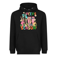 Black peeps season mode on Heavyweight Hoodie - MaliasSmallBusiness