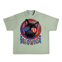 Oil Green Meowica Urban Heavy Tee - Neo Western