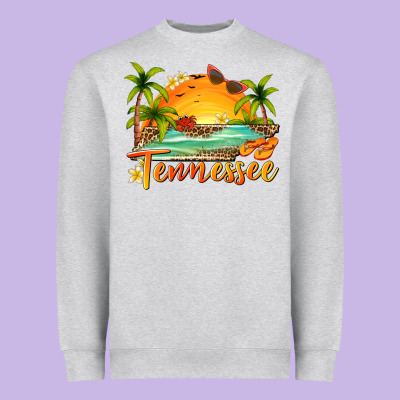 Tennessee Summer Billie Wilder Heavyweight Sweatshirt Designed By Texasbilliewilder
