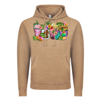 Vintage Coffee tropical coffee cups Vintage Hoodie - Zillion Design Studio
