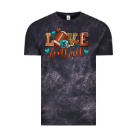 Cloud Black love football Vintage Tee - Zillion Design Studio