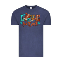 Vintage Denim love football Vintage Tee - Zillion Design Studio