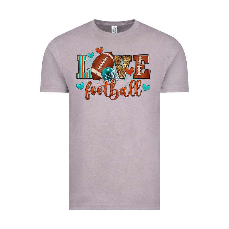 Love Football Vintage Tee by Zillion Design Studio | Teevron