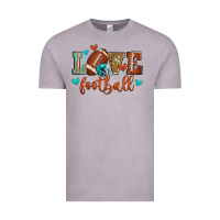 Vintage Zinc love football Vintage Tee - Zillion Design Studio