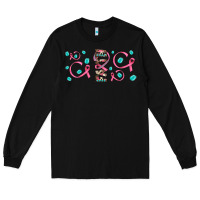Black faith ribbon gemstone Long Sleeve Tee - JahusDesignShop