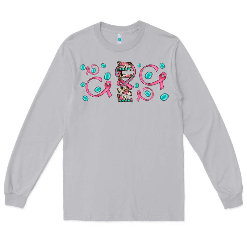 Faith Ribbon Gemstone Long Sleeve Tee by JahusDesignShop | Teevron