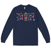 Navy faith ribbon gemstone Long Sleeve Tee - JahusDesignShop