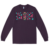 Plum faith ribbon gemstone Long Sleeve Tee - JahusDesignShop