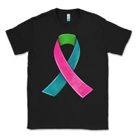 Black metastatic breast cancer ribbon Classic Tee - JahusDesignShop