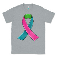 Heather Grey metastatic breast cancer ribbon Classic Tee - JahusDesignShop