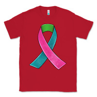 Red metastatic breast cancer ribbon Classic Tee - JahusDesignShop