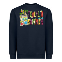 Navy tequila and summer Heavyweight Sweatshirt - texasbilliewilder