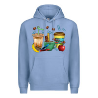 Colony Blue School Boy Coffee Cup Bbs Premium Hoodie - BundleAndBundleShop