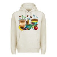 Oatmeal Heather School Boy Coffee Cup Bbs Premium Hoodie - BundleAndBundleShop
