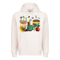 Pale Pink School Boy Coffee Cup Bbs Premium Hoodie - BundleAndBundleShop
