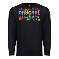 Black somebody's favorite daycare teacher Premium Sweatshirt - MaliasSmallBusiness