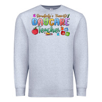 Heather Grey somebody's favorite daycare teacher Premium Sweatshirt - MaliasSmallBusiness