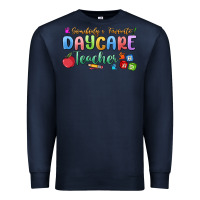 Navy somebody's favorite daycare teacher Premium Sweatshirt - MaliasSmallBusiness