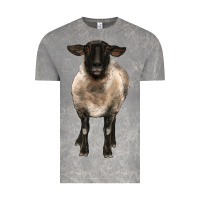 Cloud Rock suffolk ewe front Vintage Tee - BarkalooDesign