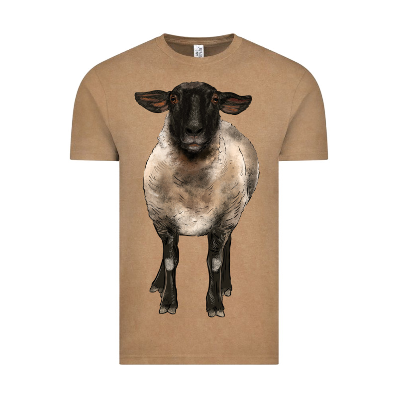 Suffolk Ewe Front Vintage Tee by BarkalooDesign | Teevron