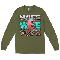 Army Green racing wife wife wife Long Sleeve Tee - AdoDesignShop