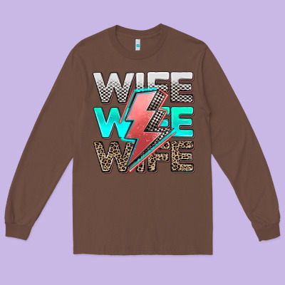 Racing Wife Wife Wife Long Sleeve Tee Designed By Adodesignshop
