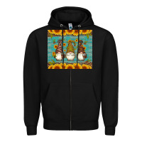 Black coffee gnomes Zipper Hoodie - Artiststas