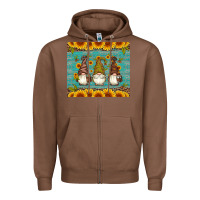 Chestnut coffee gnomes Zipper Hoodie - Artiststas