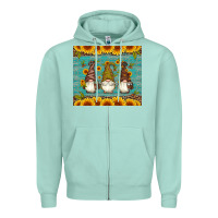 Seafoam coffee gnomes Zipper Hoodie - Artiststas