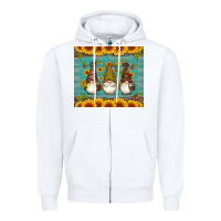 White coffee gnomes Zipper Hoodie - Artiststas