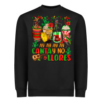 Black ay ay ay ay canta y no llores coffee cups Heavyweight Sweatshirt - Zillion Design Studio