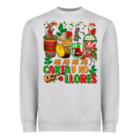 Heather Grey ay ay ay ay canta y no llores coffee cups Heavyweight Sweatshirt - Zillion Design Studio