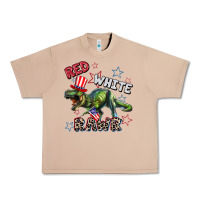 Burro Red white rawr 4th of July Urban Heavy Tee - CowGirlArtShop