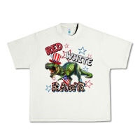 Pistachio Red white rawr 4th of July Urban Heavy Tee - CowGirlArtShop