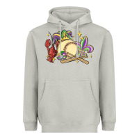 Moon Dust mardi gras baseball Heavyweight Hoodie - MaliasSmallBusiness