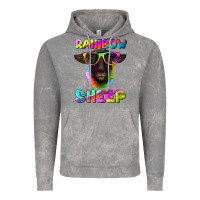 Cloud Rock rainbow sheep suffolk sheep Vintage Hoodie - RanaPortraitStore