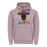 Vintage Zinc rainbow sheep suffolk sheep Vintage Hoodie - RanaPortraitStore