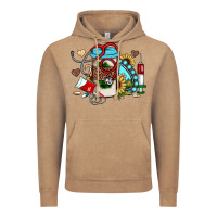 Vintage Coffee Christmas sunflower gemstone nurse Vintage Hoodie - JahusDesignShop