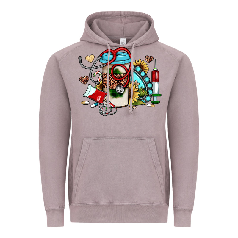 Christmas Sunflower Gemstone Nurse Vintage Hoodie by JahusDesignShop | Teevron