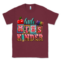 Burgundy little miss kinder Classic Tee - AdoDesignShop
